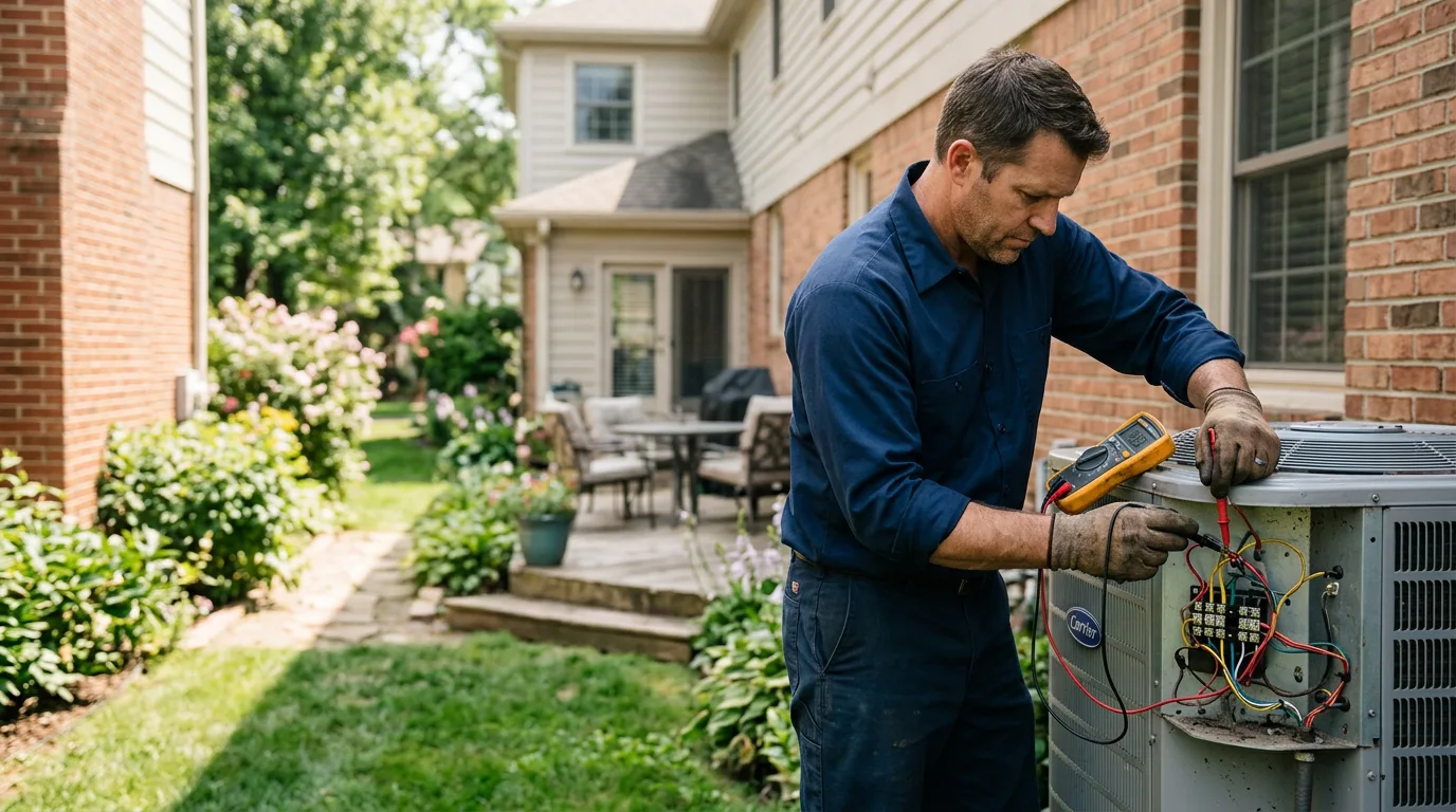 HVAC technician working near York New Salem, PA
